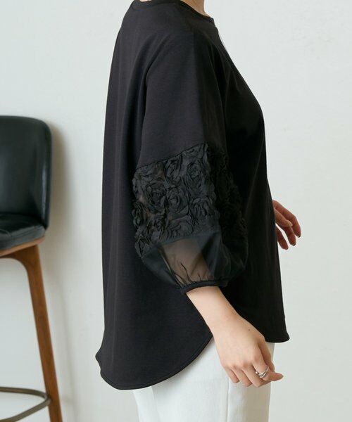 BEARDSLEY / ビアズリー カットソー | 《3/19(木)12：00予約開始》フリル刺繍ドッキングプルオーバー | 詳細16