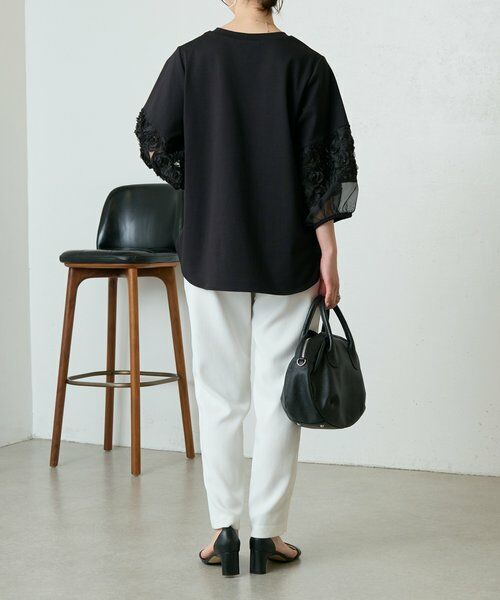 BEARDSLEY / ビアズリー カットソー | 《3/19(木)12：00予約開始》フリル刺繍ドッキングプルオーバー | 詳細20