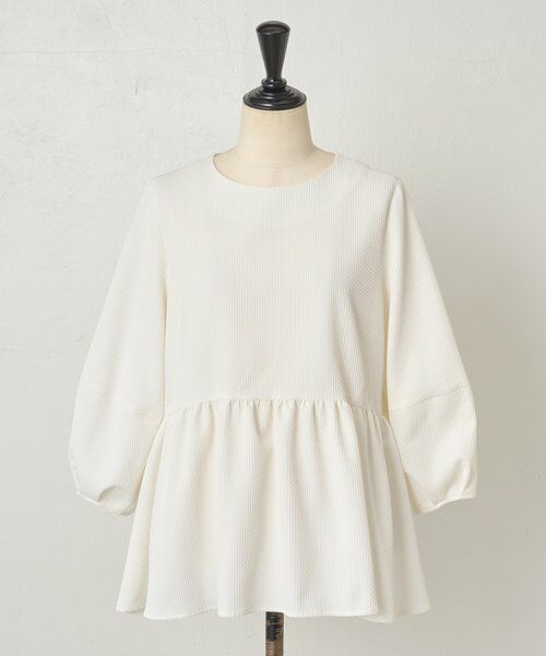 BEARDSLEY / ビアズリー シャツ・ブラウス | 《3/28(土)予約》ストレッチドビーペプラムプルオーバー《LIVETART》 | 詳細27