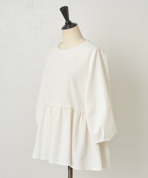 BEARDSLEY / ビアズリー シャツ・ブラウス | 《3/28(土)予約》ストレッチドビーペプラムプルオーバー《LIVETART》 | 詳細28