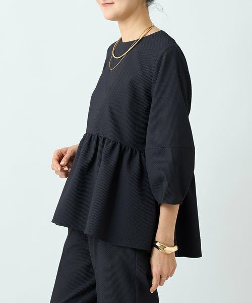 BEARDSLEY / ビアズリー シャツ・ブラウス | 《3/28(土)予約》ストレッチドビーペプラムプルオーバー《LIVETART》 | 詳細18