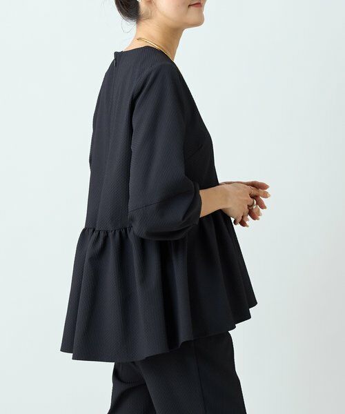 BEARDSLEY / ビアズリー シャツ・ブラウス | 《3/28(土)予約》ストレッチドビーペプラムプルオーバー《LIVETART》 | 詳細20