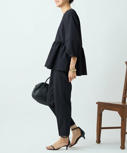 BEARDSLEY / ビアズリー シャツ・ブラウス | 《3/28(土)予約》ストレッチドビーペプラムプルオーバー《LIVETART》 | 詳細22