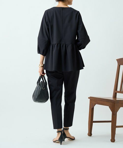 BEARDSLEY / ビアズリー シャツ・ブラウス | 《3/28(土)予約》ストレッチドビーペプラムプルオーバー《LIVETART》 | 詳細23