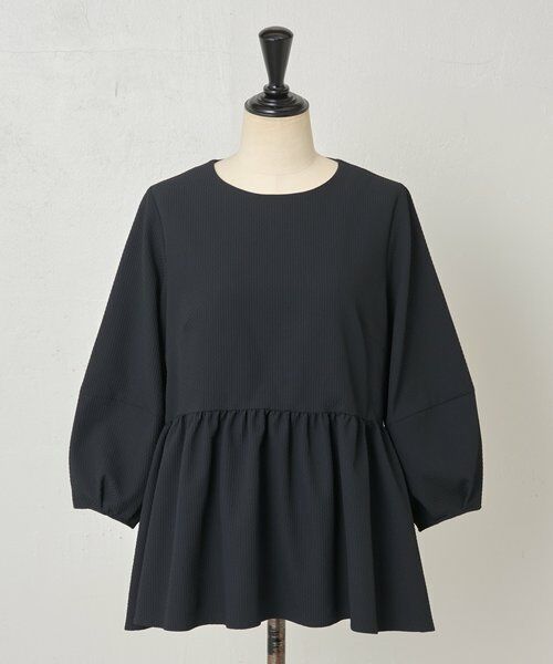 BEARDSLEY / ビアズリー シャツ・ブラウス | 《3/28(土)予約》ストレッチドビーペプラムプルオーバー《LIVETART》 | 詳細24