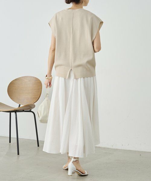 BEARDSLEY / ビアズリー ロング・マキシ丈スカート | リネン混フレアスカート《LIVETART》 | 詳細13