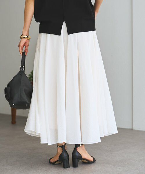 BEARDSLEY / ビアズリー ロング・マキシ丈スカート | リネン混フレアスカート《LIVETART》 | 詳細3