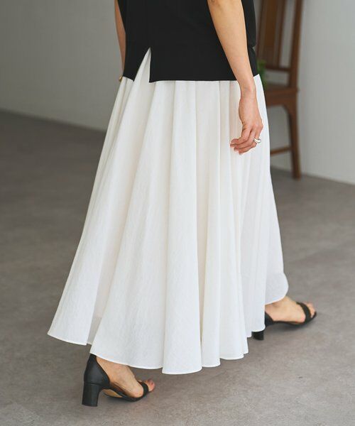 BEARDSLEY / ビアズリー ロング・マキシ丈スカート | リネン混フレアスカート《LIVETART》 | 詳細8