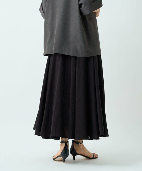 BEARDSLEY / ビアズリー ロング・マキシ丈スカート | リネン混フレアスカート《LIVETART》 | 詳細21
