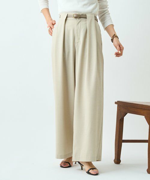 BEARDSLEY / ビアズリー その他パンツ | 《3/28(土)12時予約》エステルシャンブレータックパンツ《LIVETART》 | 詳細11