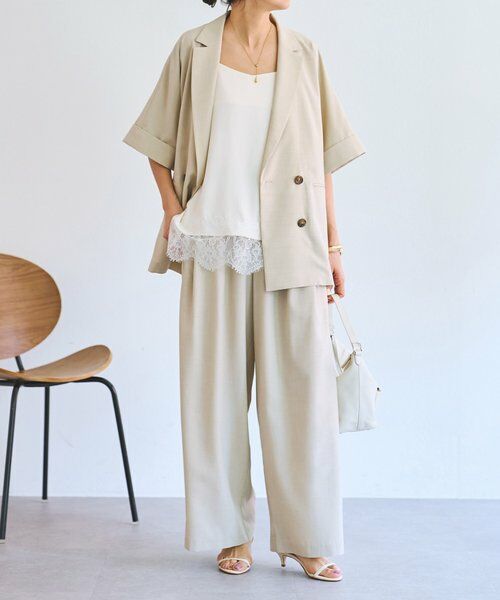 BEARDSLEY / ビアズリー その他パンツ | 《3/28(土)12時予約》エステルシャンブレータックパンツ《LIVETART》 | 詳細13