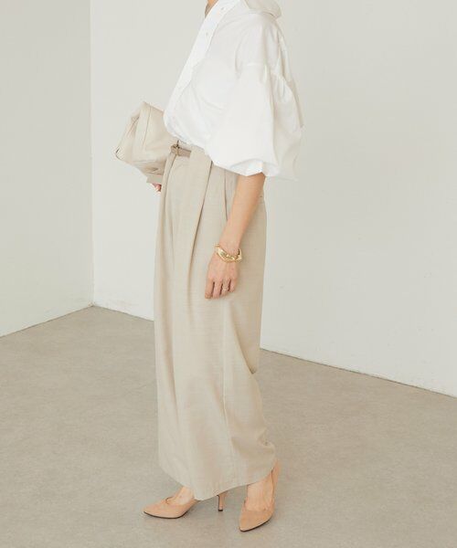 BEARDSLEY / ビアズリー その他パンツ | 《3/28(土)12時予約》エステルシャンブレータックパンツ《LIVETART》 | 詳細2