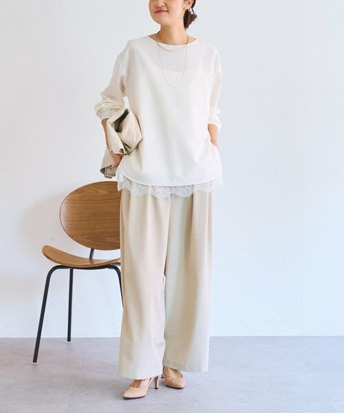 BEARDSLEY / ビアズリー その他パンツ | 《3/28(土)12時予約》エステルシャンブレータックパンツ《LIVETART》 | 詳細20