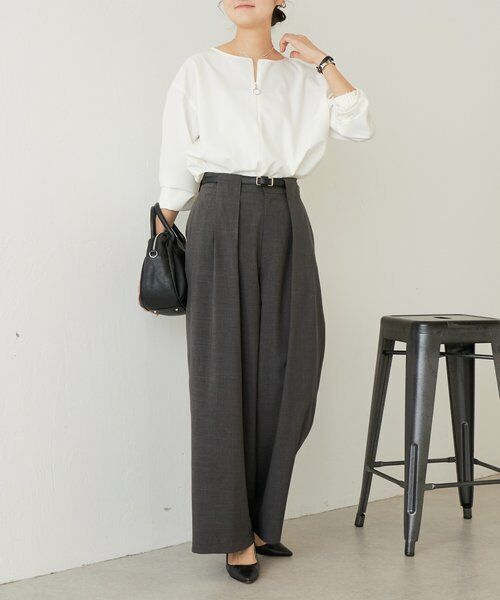 BEARDSLEY / ビアズリー その他パンツ | 《3/28(土)12時予約》エステルシャンブレータックパンツ《LIVETART》 | 詳細28