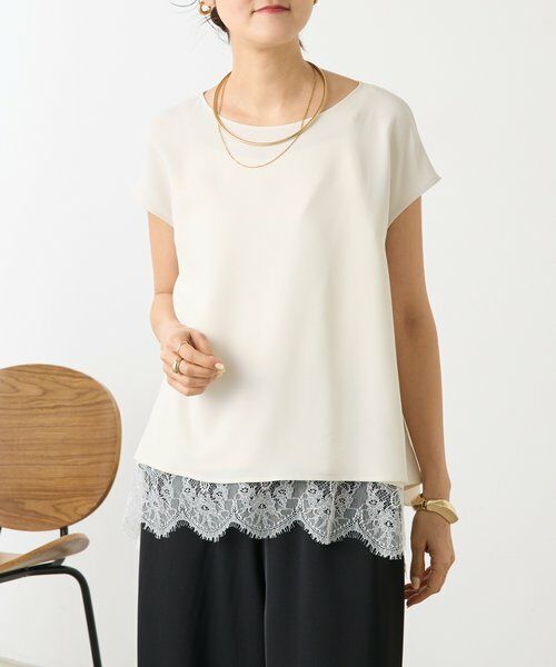 BEARDSLEY / ビアズリー シャツ・ブラウス | 《3/28(土)12：00予約開始》スソレースキャミ《LIVETART》 | 詳細1