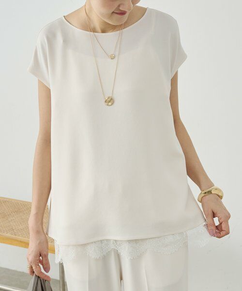 BEARDSLEY / ビアズリー シャツ・ブラウス | 《3/28(土)12：00予約開始》スソレースキャミ《LIVETART》 | 詳細12