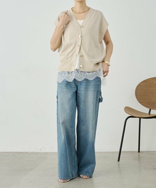 BEARDSLEY / ビアズリー シャツ・ブラウス | 《3/28(土)12：00予約開始》スソレースキャミ《LIVETART》 | 詳細18