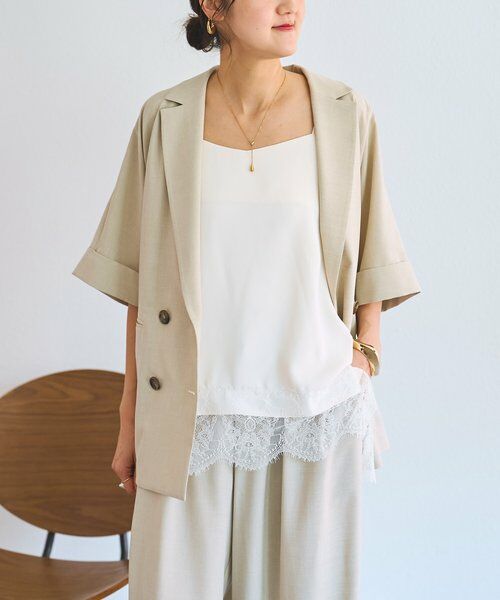 BEARDSLEY / ビアズリー シャツ・ブラウス | 《3/28(土)12：00予約開始》スソレースキャミ《LIVETART》 | 詳細22