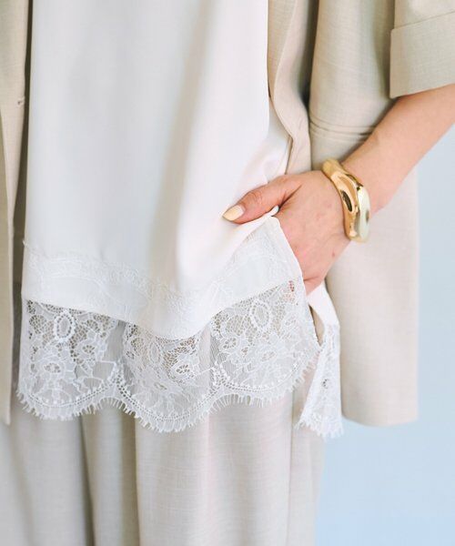 BEARDSLEY / ビアズリー シャツ・ブラウス | 《3/28(土)12：00予約開始》スソレースキャミ《LIVETART》 | 詳細24