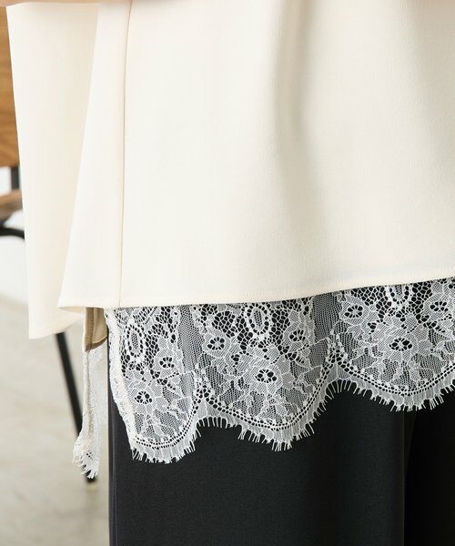 BEARDSLEY / ビアズリー シャツ・ブラウス | 《3/28(土)12：00予約開始》スソレースキャミ《LIVETART》 | 詳細4