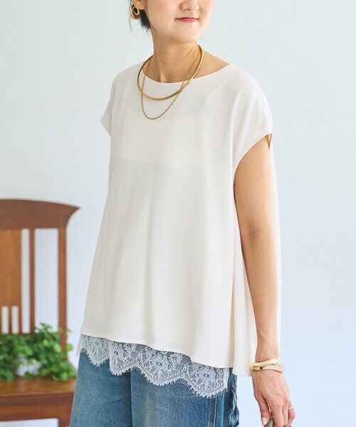 BEARDSLEY / ビアズリー シャツ・ブラウス | 《3/28(土)12時予約開始》バックサテンフレンチブラウス《LIVETART》 | 詳細15