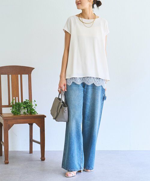 BEARDSLEY / ビアズリー シャツ・ブラウス | 《3/28(土)12時予約開始》バックサテンフレンチブラウス《LIVETART》 | 詳細16