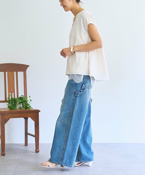 BEARDSLEY / ビアズリー シャツ・ブラウス | 《3/28(土)12時予約開始》バックサテンフレンチブラウス《LIVETART》 | 詳細17