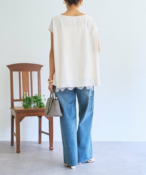 BEARDSLEY / ビアズリー シャツ・ブラウス | 《3/28(土)12時予約開始》バックサテンフレンチブラウス《LIVETART》 | 詳細18