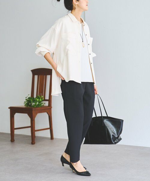 BEARDSLEY / ビアズリー シャツ・ブラウス | 《3/28(土)12：00予約開始》バックサテンフレアシャツ《LIVETART》 | 詳細11