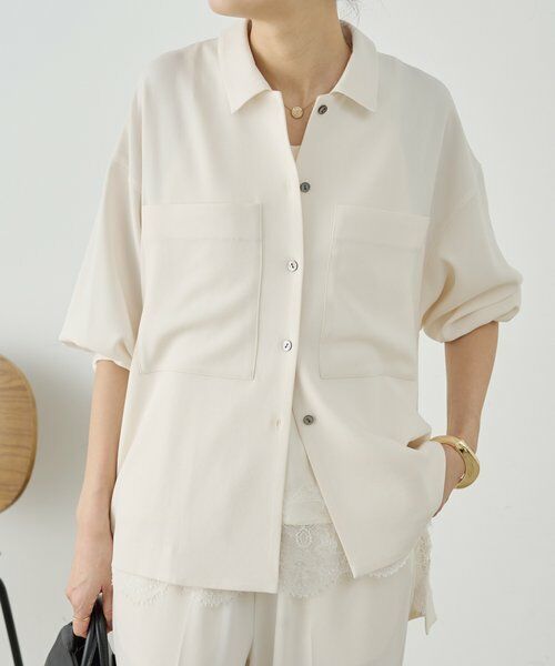 BEARDSLEY / ビアズリー シャツ・ブラウス | 《3/28(土)12：00予約開始》バックサテンフレアシャツ《LIVETART》 | 詳細13