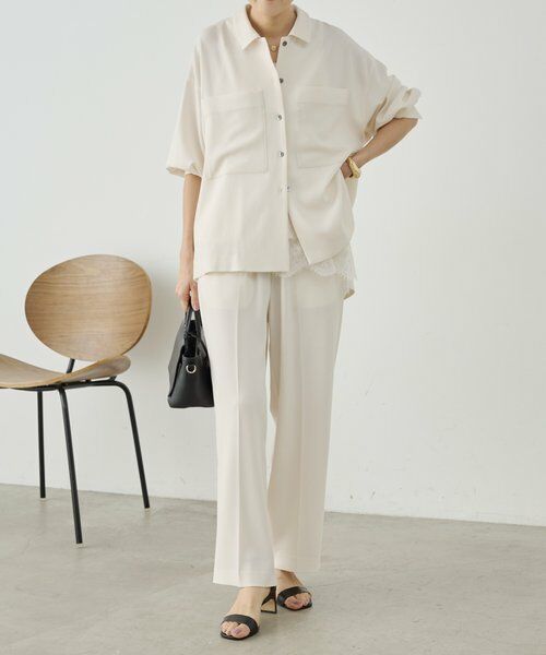 BEARDSLEY / ビアズリー シャツ・ブラウス | 《3/28(土)12：00予約開始》バックサテンフレアシャツ《LIVETART》 | 詳細14