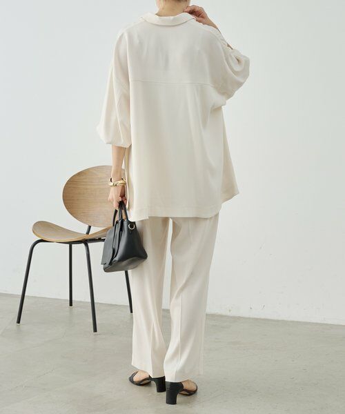 BEARDSLEY / ビアズリー シャツ・ブラウス | 《3/28(土)12：00予約開始》バックサテンフレアシャツ《LIVETART》 | 詳細6