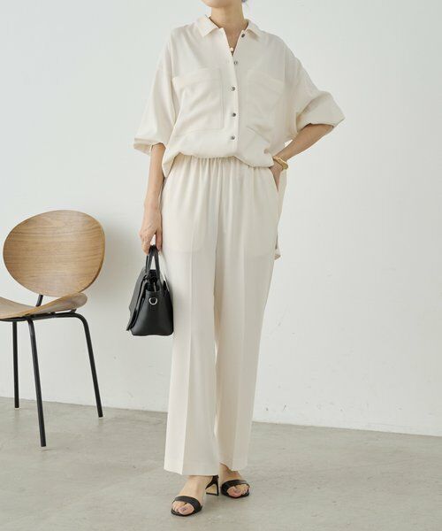 BEARDSLEY / ビアズリー シャツ・ブラウス | 《3/28(土)12：00予約開始》バックサテンフレアシャツ《LIVETART》 | 詳細7