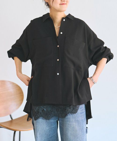 BEARDSLEY / ビアズリー シャツ・ブラウス | 《3/28(土)12：00予約開始》バックサテンフレアシャツ《LIVETART》 | 詳細26