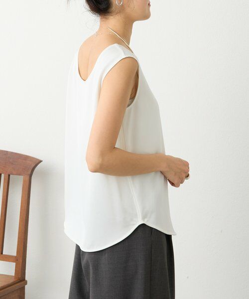 BEARDSLEY / ビアズリー シャツ・ブラウス | 《3/28(土)12:00予約》サテンタンク《LIVETART》 | 詳細7