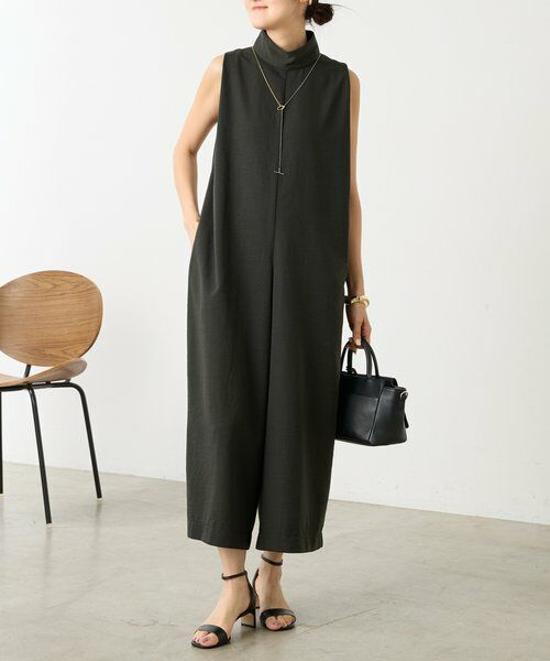 BEARDSLEY / ビアズリー ミニ丈・ひざ丈ワンピース | 《3/28(土)12時予約開始》ハイネックオールインワン《LIVETART》 | 詳細1