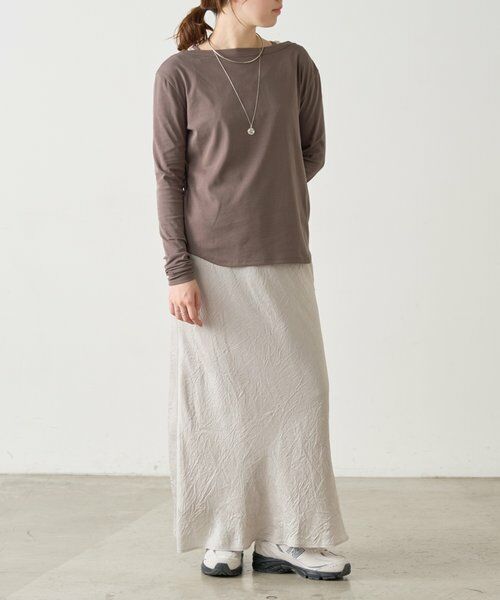 BEARDSLEY / ビアズリー ロング・マキシ丈スカート | 《4/21(火)12:00予約開始》アセテートバイヤススカート《FRIPIER》 | 詳細1