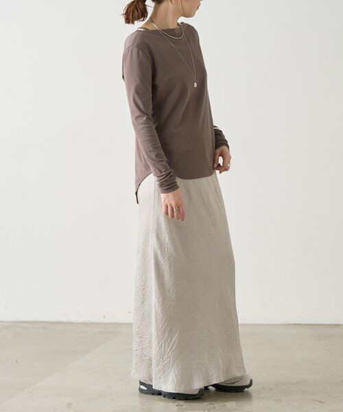 BEARDSLEY / ビアズリー ロング・マキシ丈スカート | 《4/21(火)12:00予約開始》アセテートバイヤススカート《FRIPIER》 | 詳細2