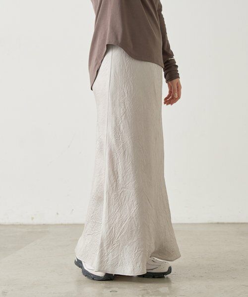 BEARDSLEY / ビアズリー ロング・マキシ丈スカート | 《4/21(火)12:00予約開始》アセテートバイヤススカート《FRIPIER》 | 詳細5