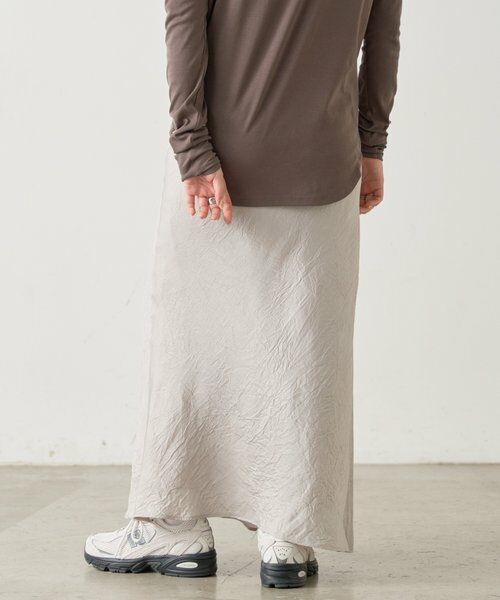 BEARDSLEY / ビアズリー ロング・マキシ丈スカート | 《4/21(火)12:00予約開始》アセテートバイヤススカート《FRIPIER》 | 詳細6