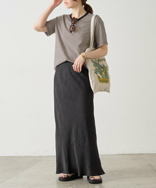 BEARDSLEY / ビアズリー ロング・マキシ丈スカート | 《4/21(火)12:00予約開始》アセテートバイヤススカート《FRIPIER》 | 詳細8