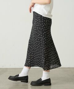 BEARDSLEY / ビアズリー ロング・マキシ丈スカート | ドットバイヤススカート《FRIPIER》