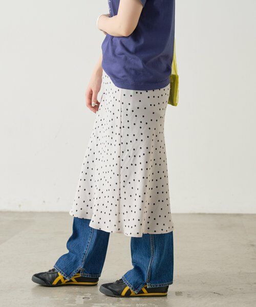 BEARDSLEY / ビアズリー ロング・マキシ丈スカート | ドットバイヤススカート《FRIPIER》 | 詳細12