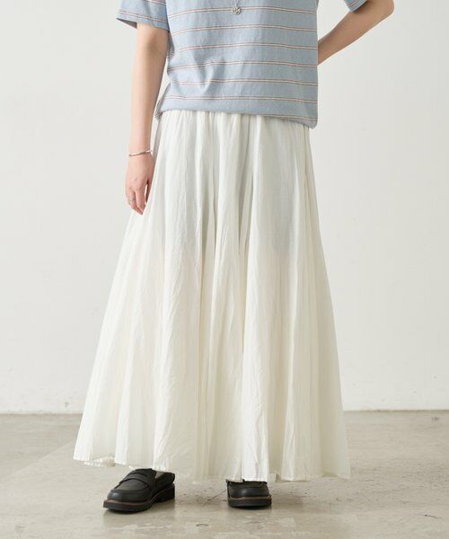 BEARDSLEY / ビアズリー ロング・マキシ丈スカート | 《4/21(火)12:00予約開始》ボイルフレアスカート《FRIPIER》 | 詳細2