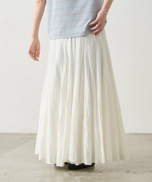 BEARDSLEY / ビアズリー ロング・マキシ丈スカート | 《4/21(火)12:00予約開始》ボイルフレアスカート《FRIPIER》 | 詳細4