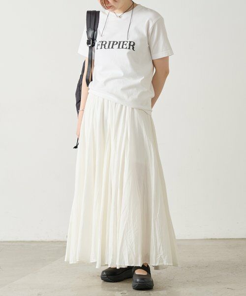 BEARDSLEY / ビアズリー ロング・マキシ丈スカート | 《4/21(火)12:00予約開始》ボイルフレアスカート《FRIPIER》 | 詳細7