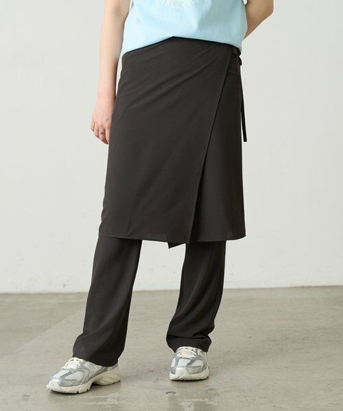 BEARDSLEY / ビアズリー その他パンツ | レイヤードパンツ《FRIPIER》（グレー）