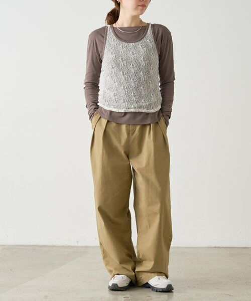 BEARDSLEY / ビアズリー その他パンツ | 《4/21(火)12:00予約開始》ウォッシュドチノ《FRIPIER》 | 詳細12