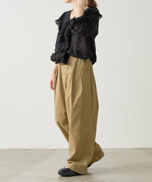 BEARDSLEY / ビアズリー その他パンツ | 《4/21(火)12:00予約開始》ウォッシュドチノ《FRIPIER》 | 詳細5