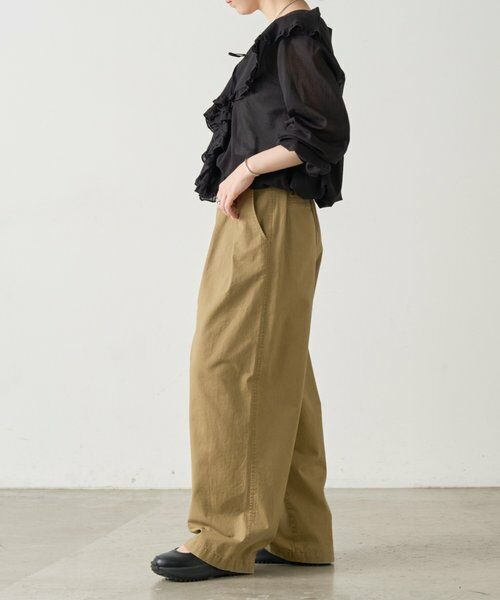 BEARDSLEY / ビアズリー シャツ・ブラウス | 《4/21(火)12:00予約開始》フリルハオリブラウス《FRIPIER》 | 詳細13